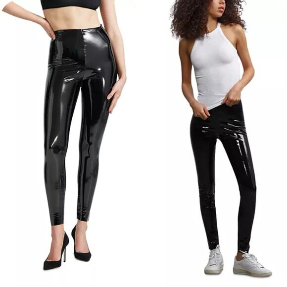 REVOLVE COMMANDO S Control Faux Patent Leather Leggings - Picture 1 of 8
